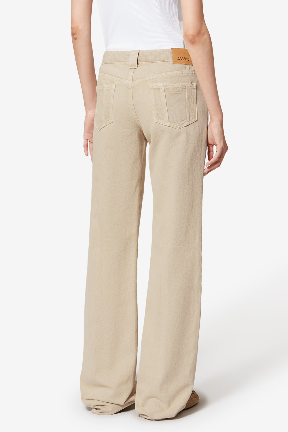 Jaylis lightweight denim bootcut jeans - Ecru - Woman - 5