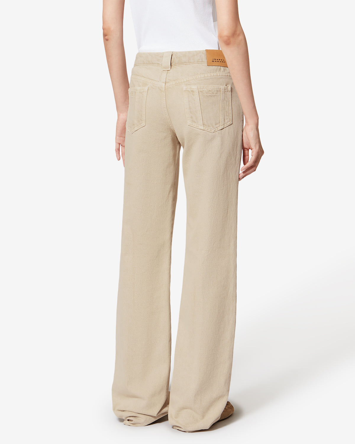 Jaylis lightweight denim bootcut jeans - Ecru - Woman - 4