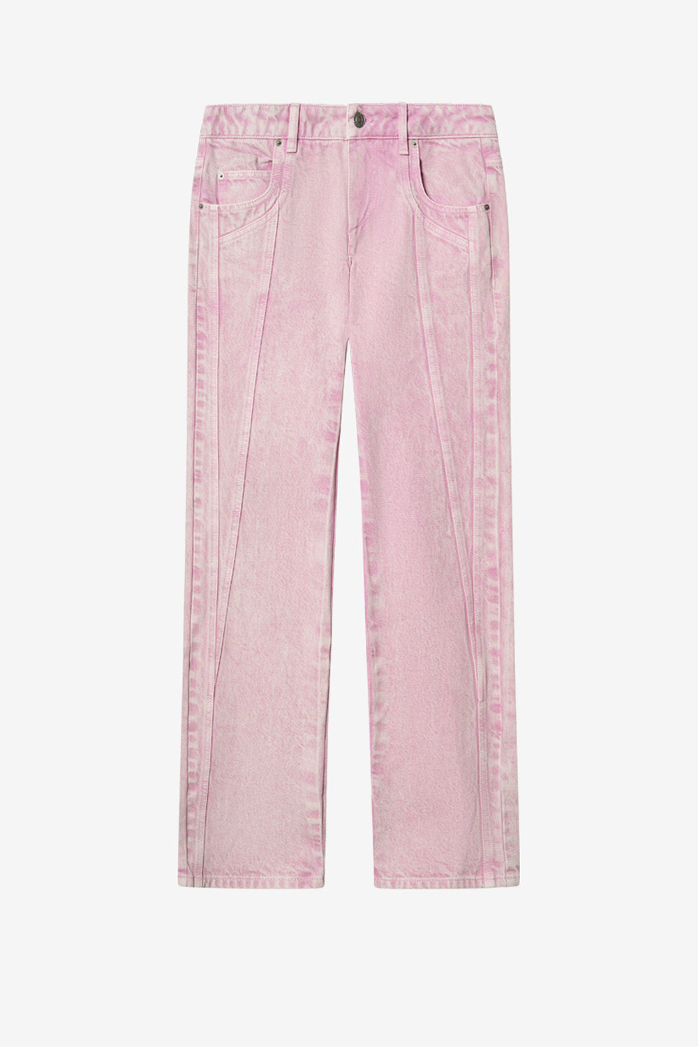 Jaylis washed denim bootcut jeans - Pink - Woman - 1