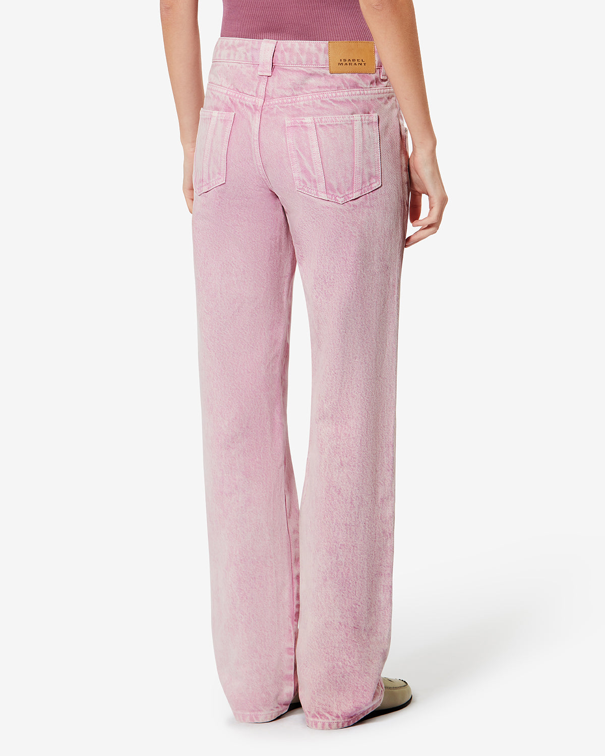 JAYLIS PANTS Woman pink | ISABEL MARANT Official online store
