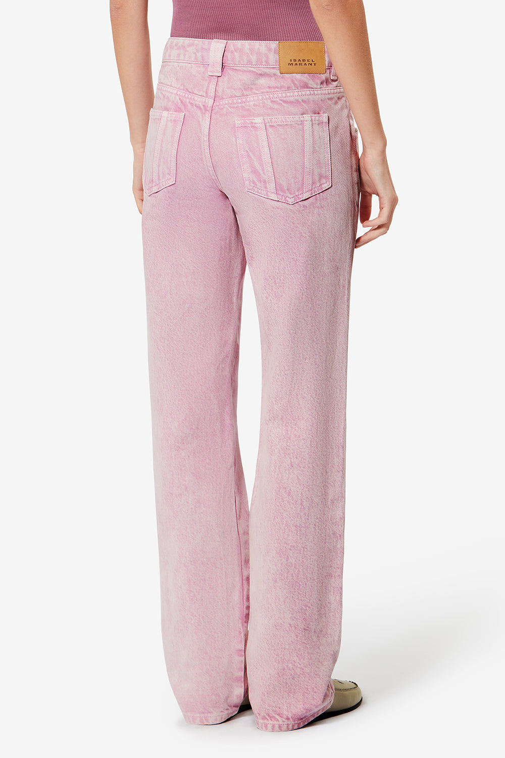 Jaylis washed denim bootcut jeans - Pink - Woman - 5