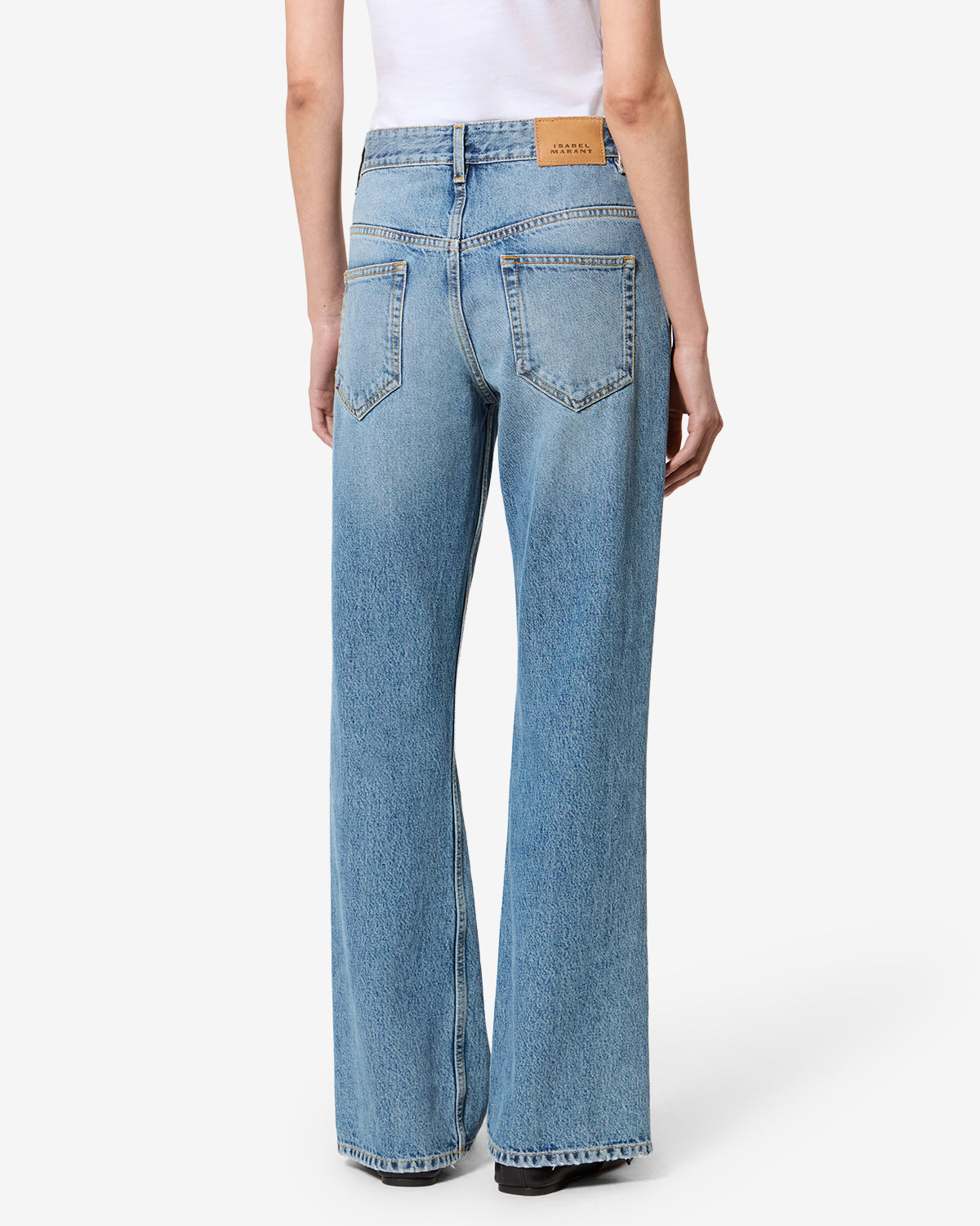 BELVIA PANTS Woman light blue | ISABEL MARANT Official online store