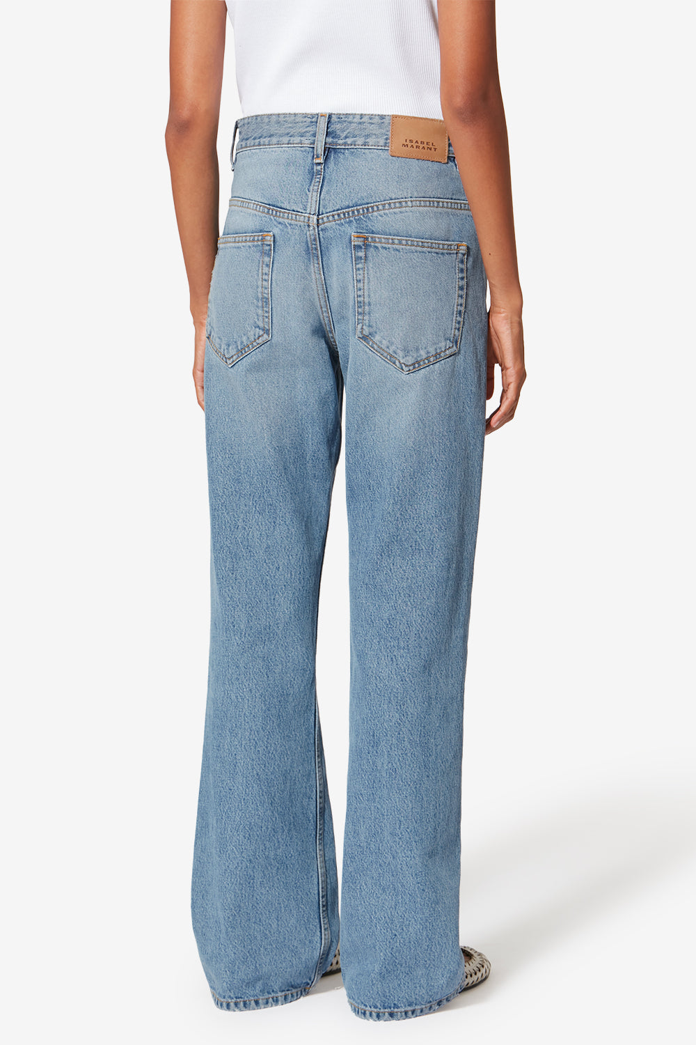 Pantalón belvia de algodón - Azul claro - Woman - 5