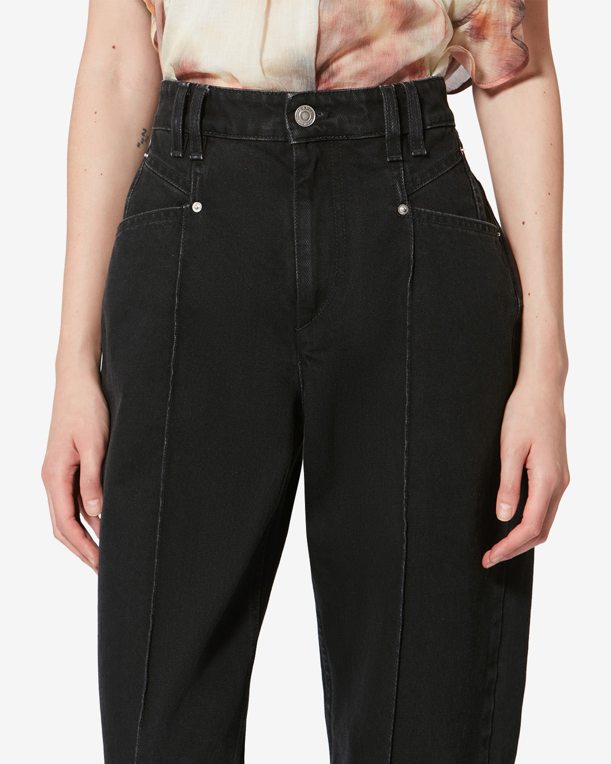 DROLANE PANTS Woman black | ISABEL MARANT Official online store