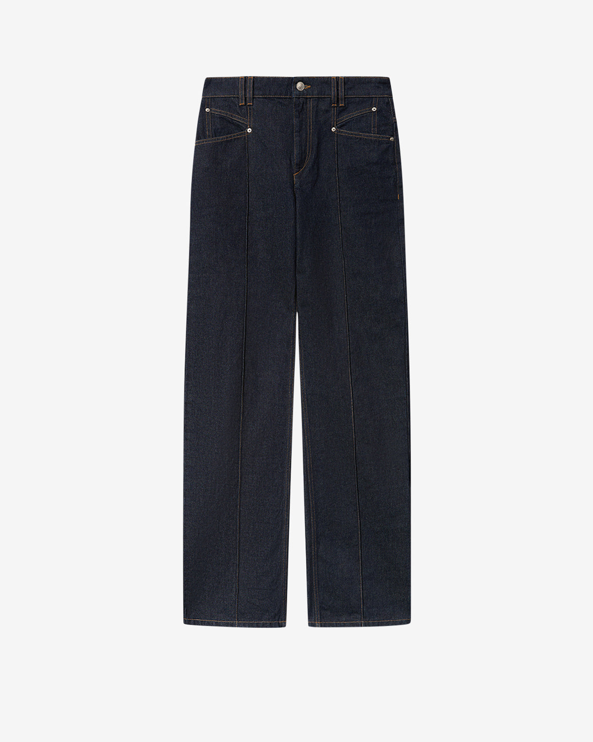 DROLANE PANTS Woman dark midnight | ISABEL MARANT Official online