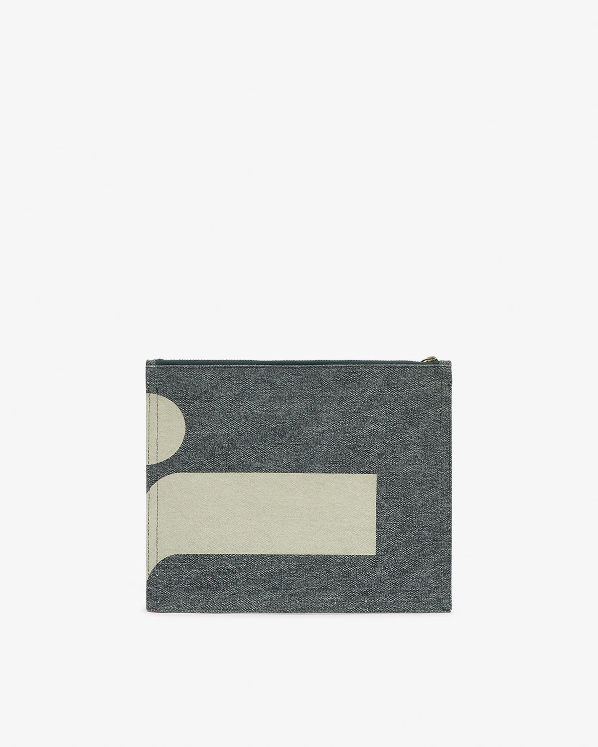 Netia cotton clutch bag - Black - Woman - 2