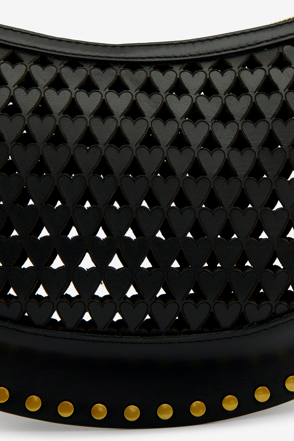 Oskan moon 가죽 숄더백 - 검은색 - Woman - 3