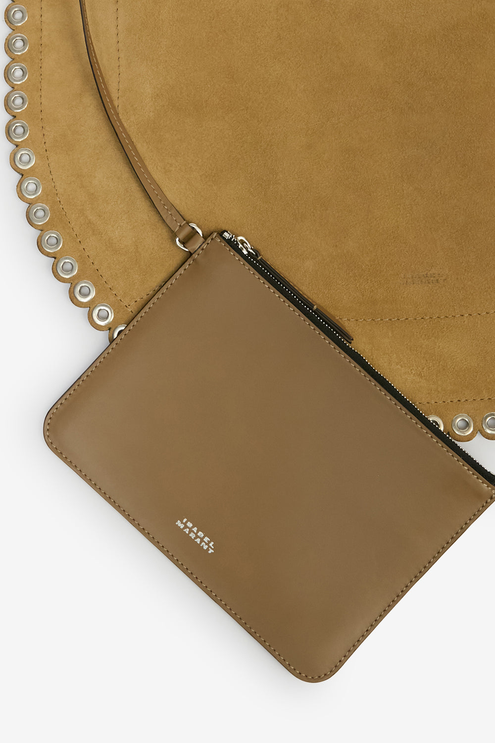 Oskan hobo soft スエードレザー チェーンバッグ - Sand - Woman - 4