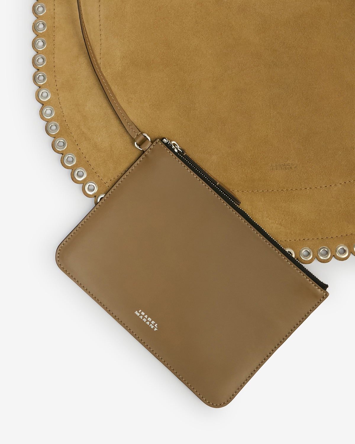 Oskan hobo soft 스웨이드 가죽 체인 백 - Sand - Woman - 3