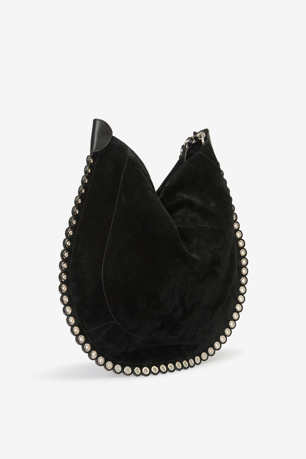 Borsa a tracolla oskan hobo soft - Black and silver - Woman - 5