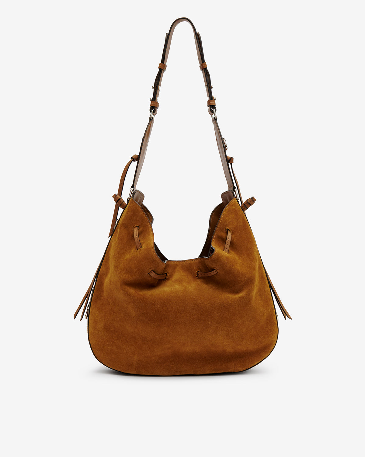 Bolso de hombro bolton hobo en cuero suave - Cognac - Woman - 2