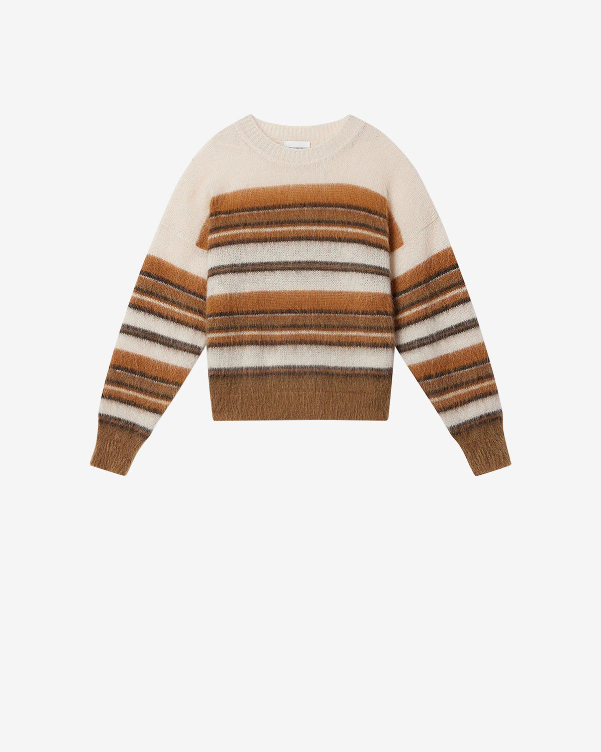 DRUSSELL SWEATER Woman Ecru/Camel | ISABEL MARANT Official online