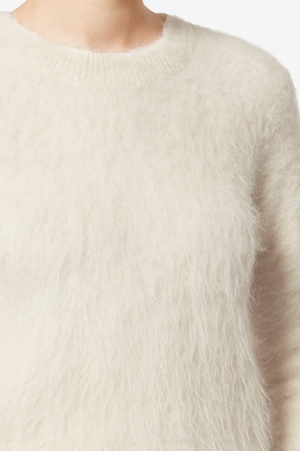 Maglione hermine in lana - Ecru - Woman - 3