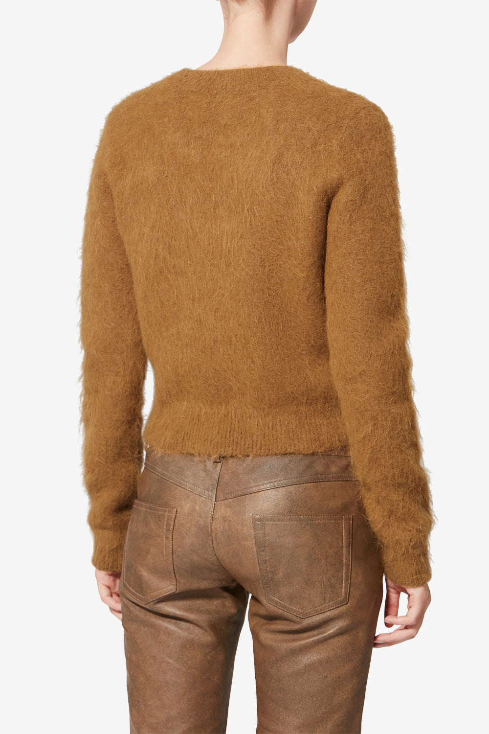 Hermine wool sweater - Camel - Woman - 5