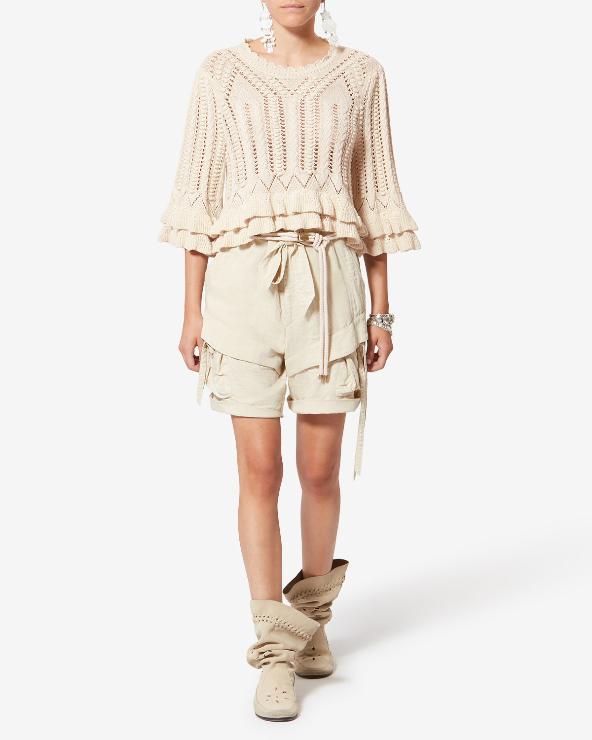 Isabel Marant ブラウス ISABEL MARANT Gavina wool-jersey turtleneck top | THE OUTNET