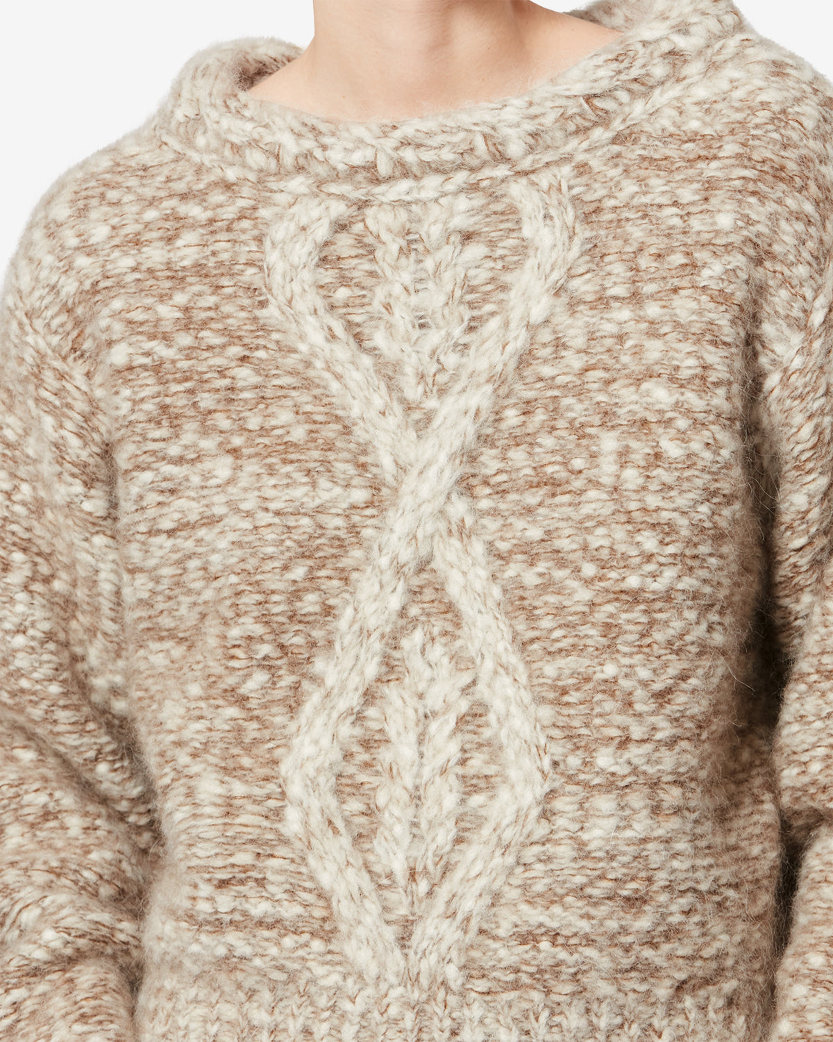 DOROTA SWEATER Woman ecru-bronze | ISABEL MARANT Official online store