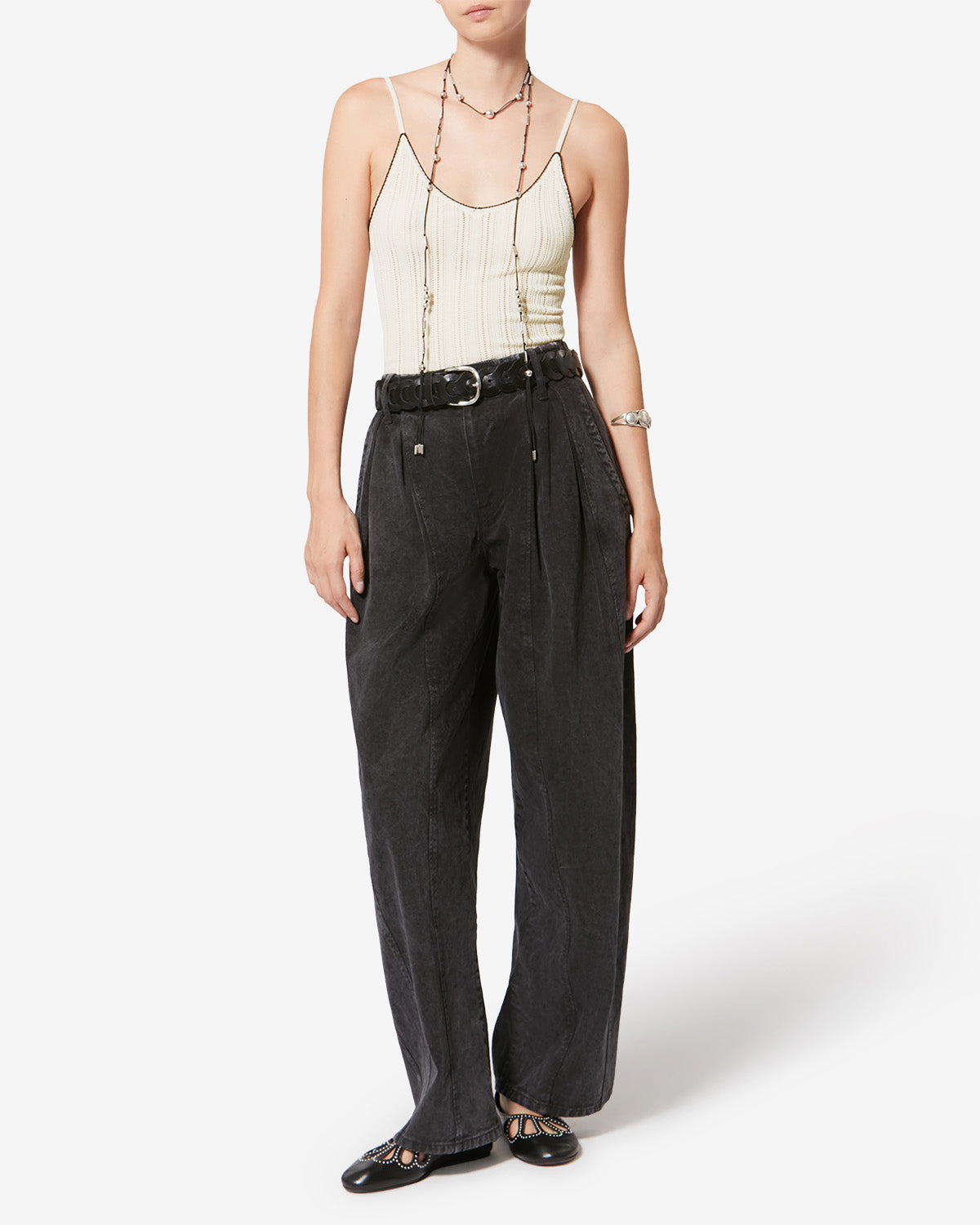 Pullover india aus baumwolle - Naturfarben - Woman - 1