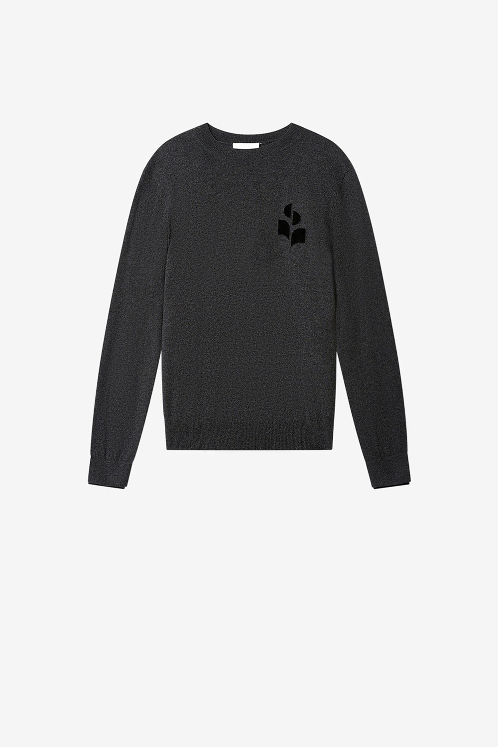 Feiner pullover aus baumwolle und wolle antea - Anthracite-black - Man - 1