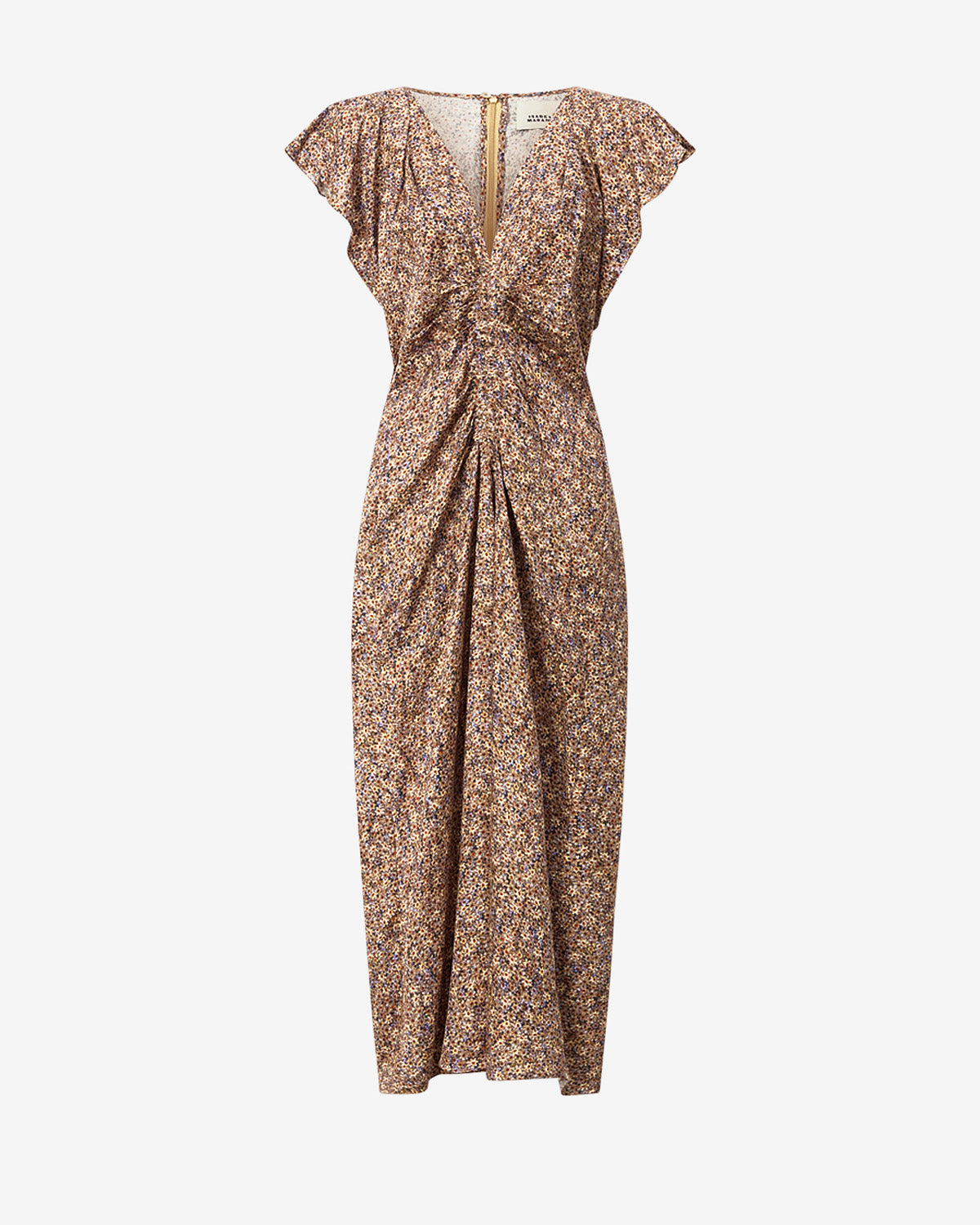LYNDSAY DRESS Woman ochre | ISABEL MARANT Official online store