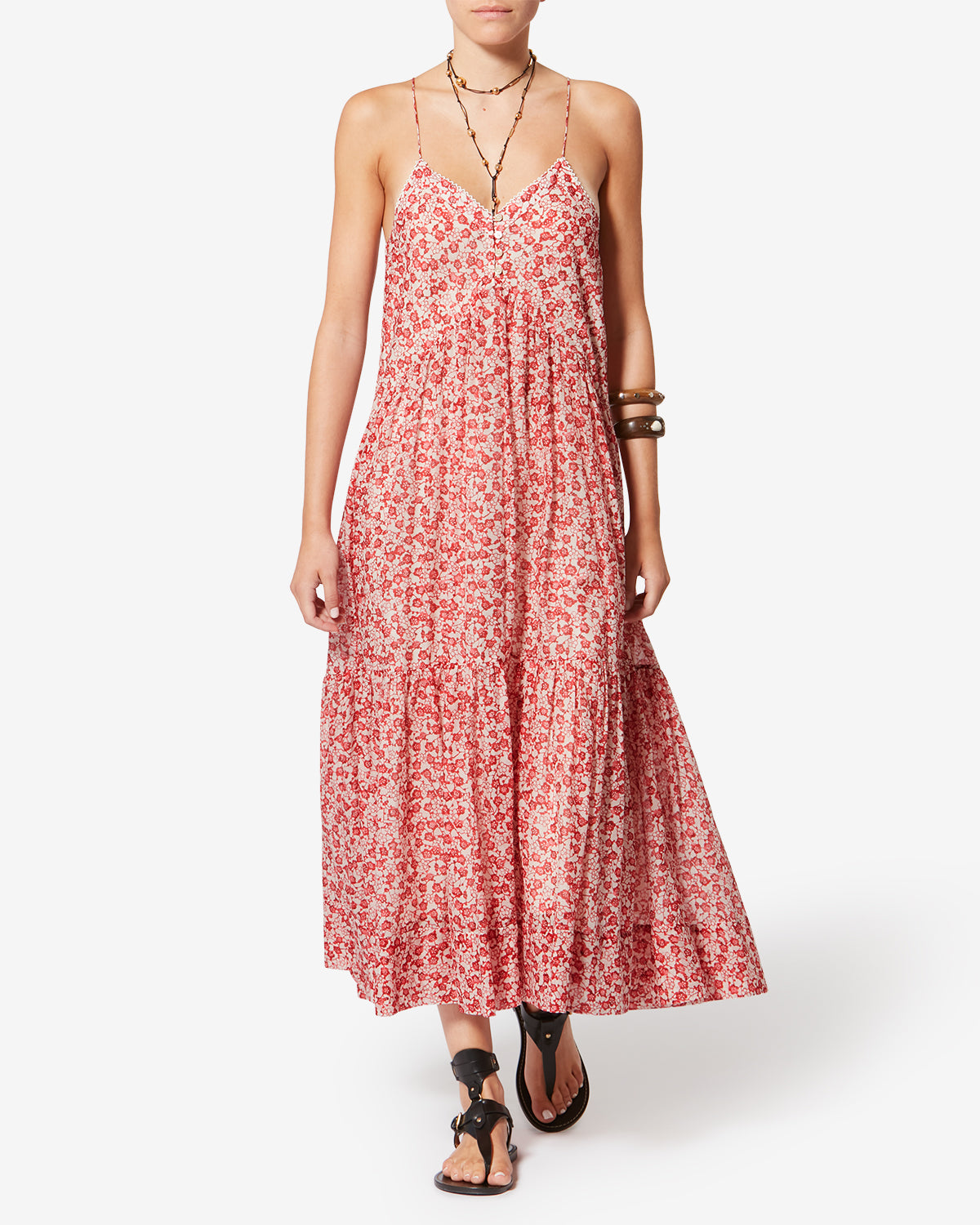 SABBA DRESS Woman red | ISABEL MARANT Official online store