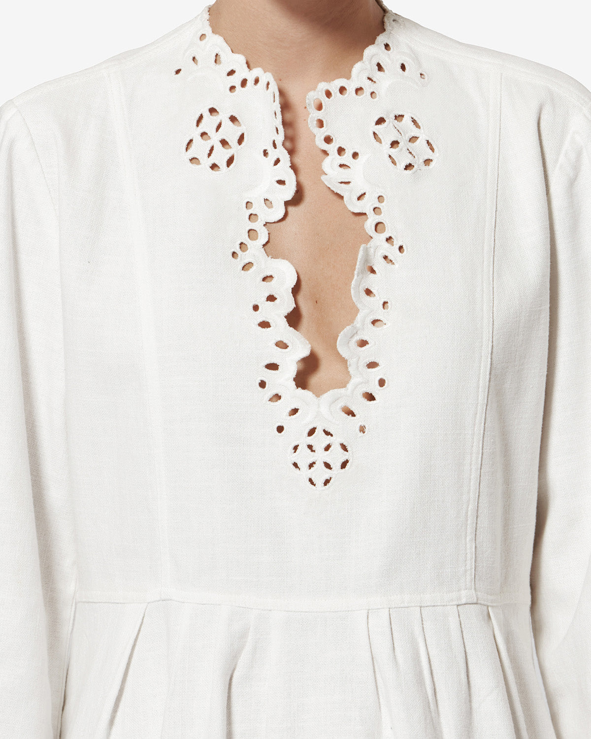 TIANNY DRESS Woman white | ISABEL MARANT Official online store