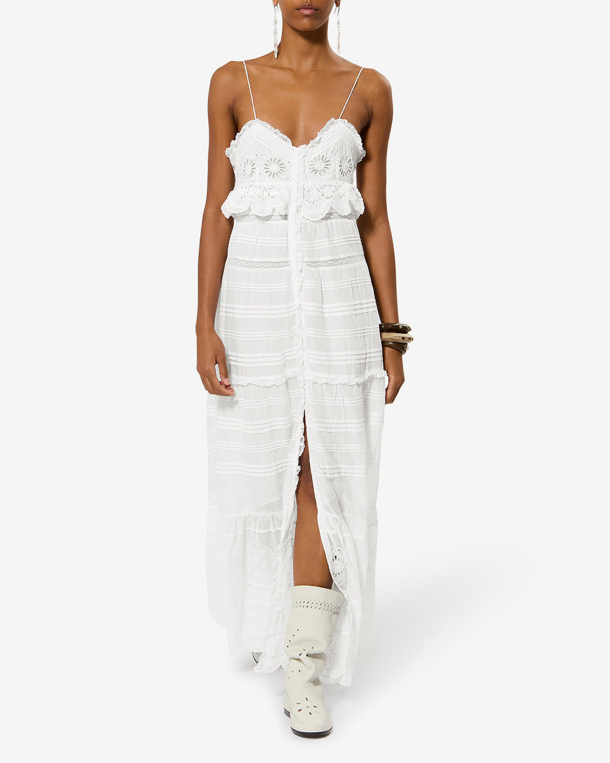 PAULE DRESS Woman white | ISABEL MARANT Official online store