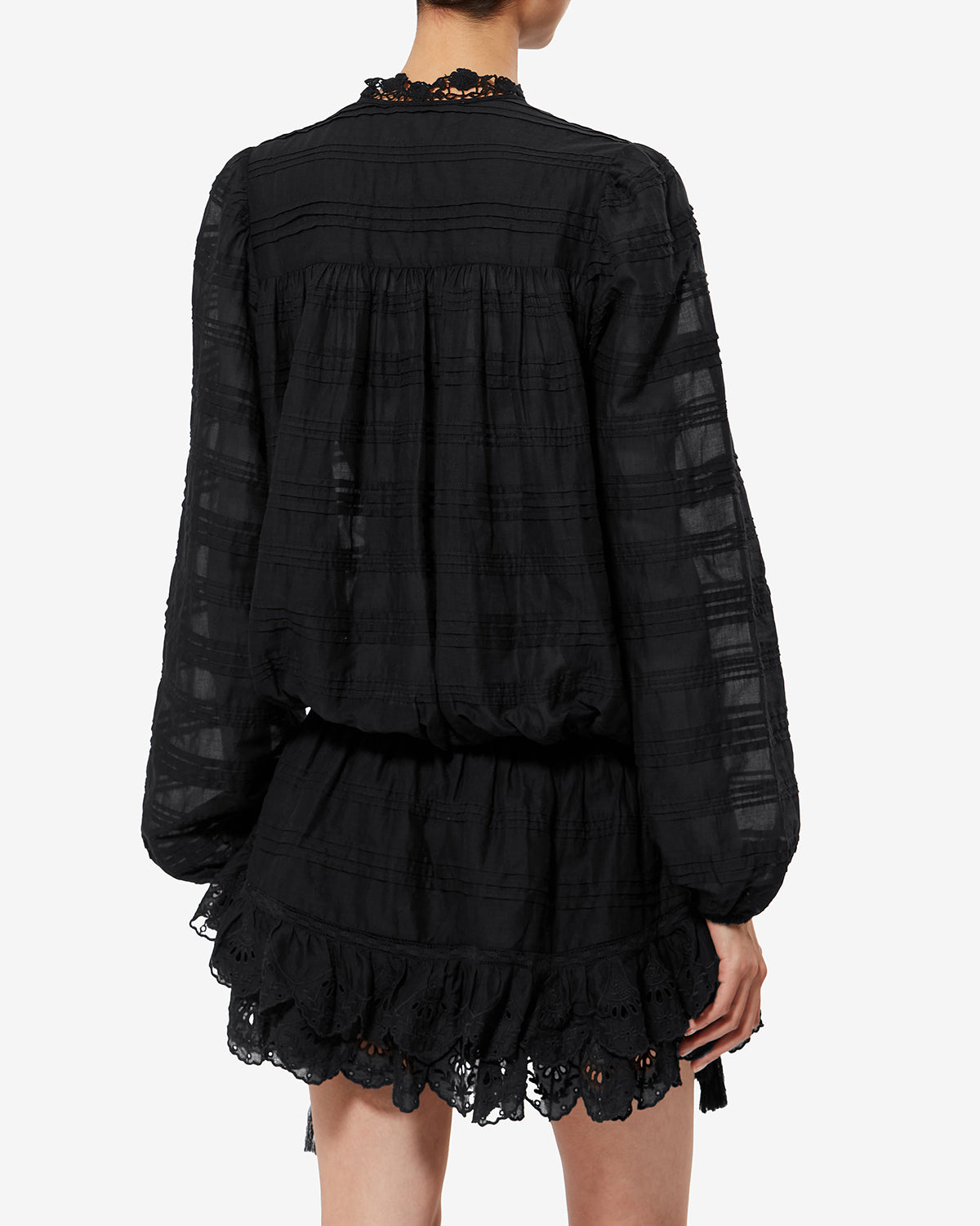 PREYA DRESS Woman black | ISABEL MARANT Official online store