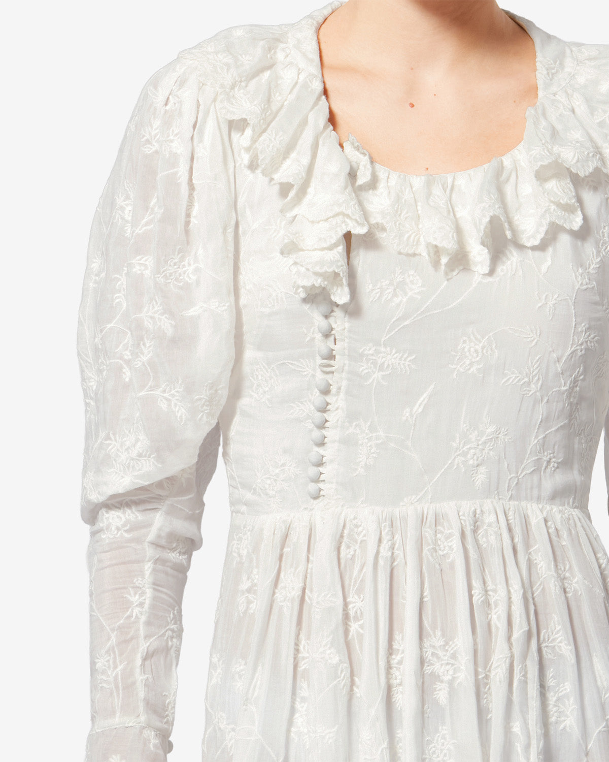 ZOEN DRESS Woman white | ISABEL MARANT Official online store