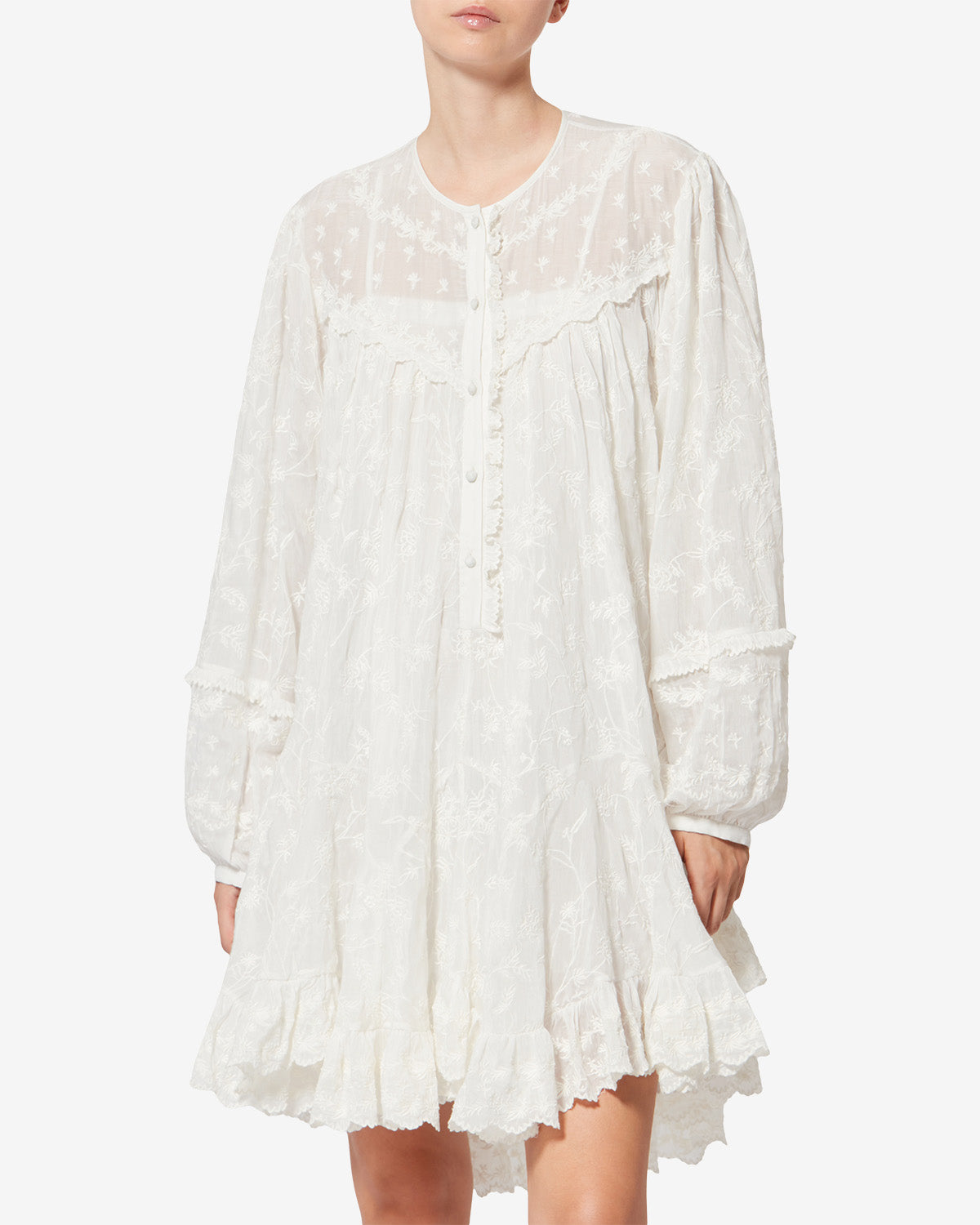 ZAME DRESS Woman white | ISABEL MARANT Official online store