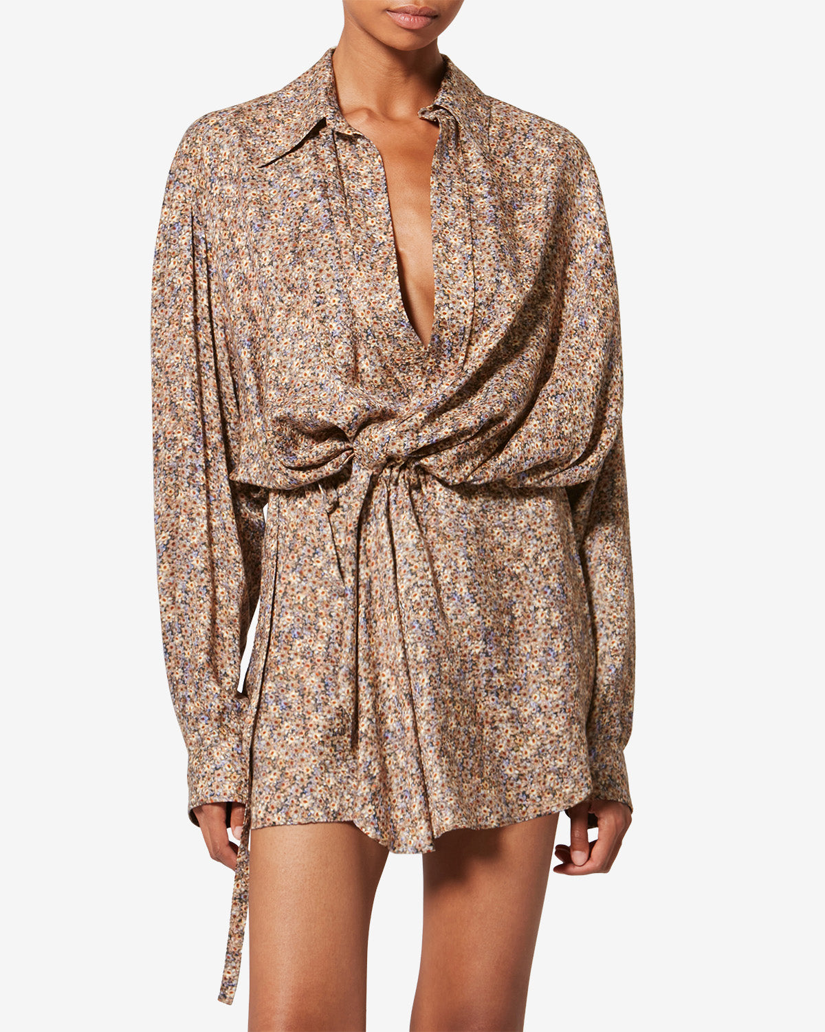 HARMONY DRESS Woman ochre | ISABEL MARANT Official online store