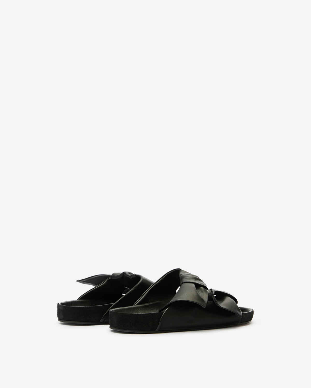 LENNYO BOW SANDALS Woman black | ISABEL MARANT Official online store