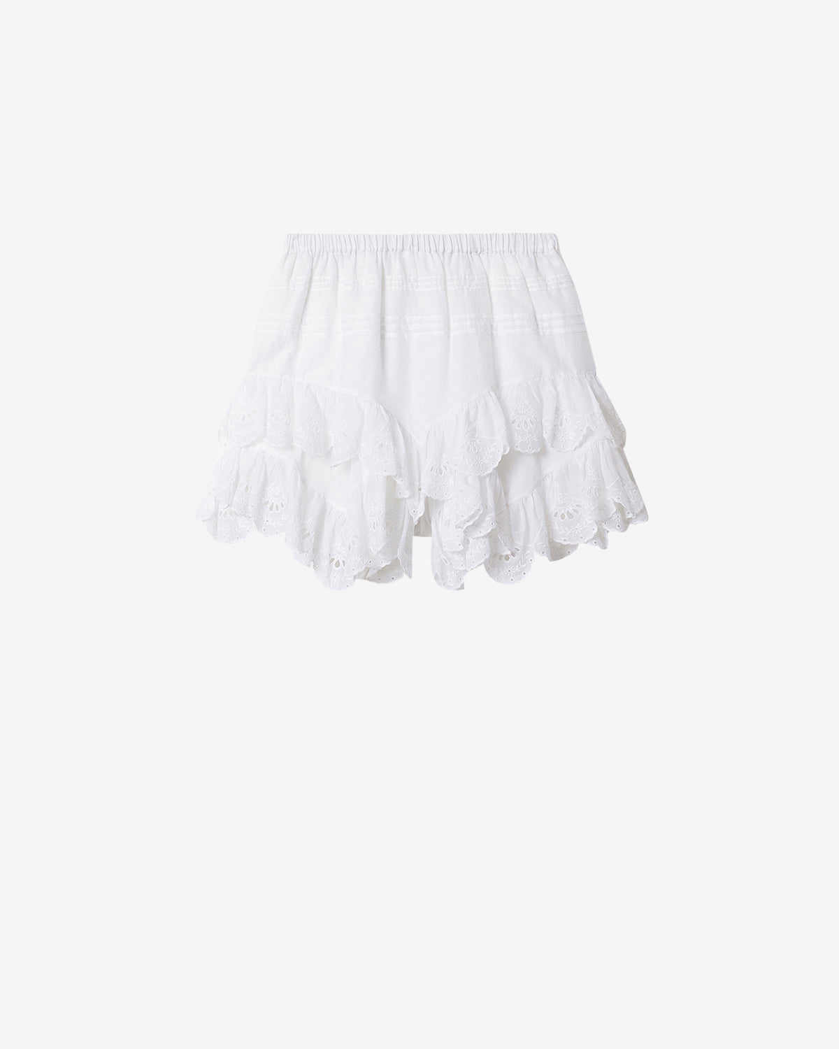 【早い者勝ち】Isabell marant風インヒール ホワイト JOCADIA SHORTS Woman white | ISABEL MARANT Official online store
