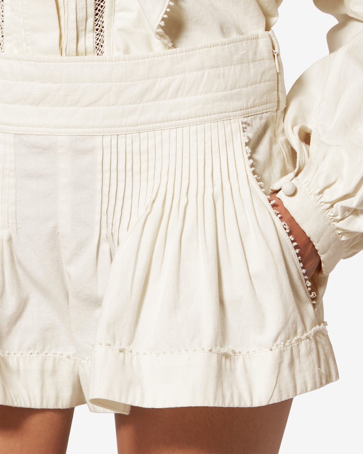 CYBILA SHORTS Woman white | ISABEL MARANT Official online store