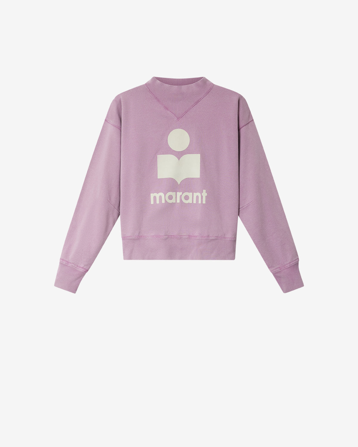 Moby Sweatshirt Woman Rosewood/Ecru | ISABEL MARANT Official