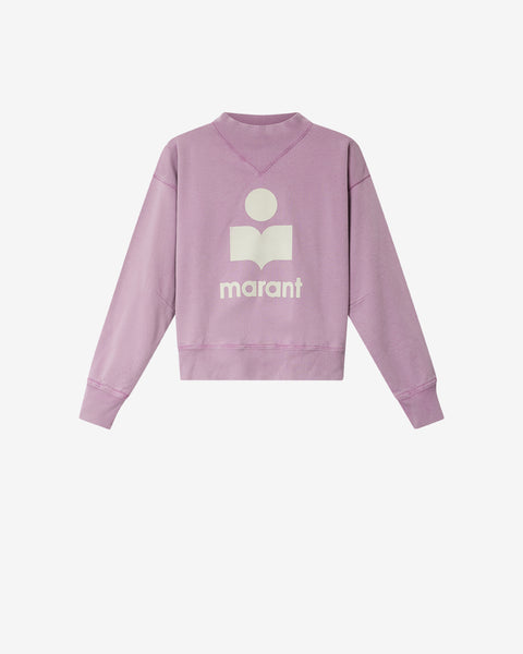 マリィ Moby Sweatshirt Woman Rosewood/Ecru | ISABEL MARANT Official