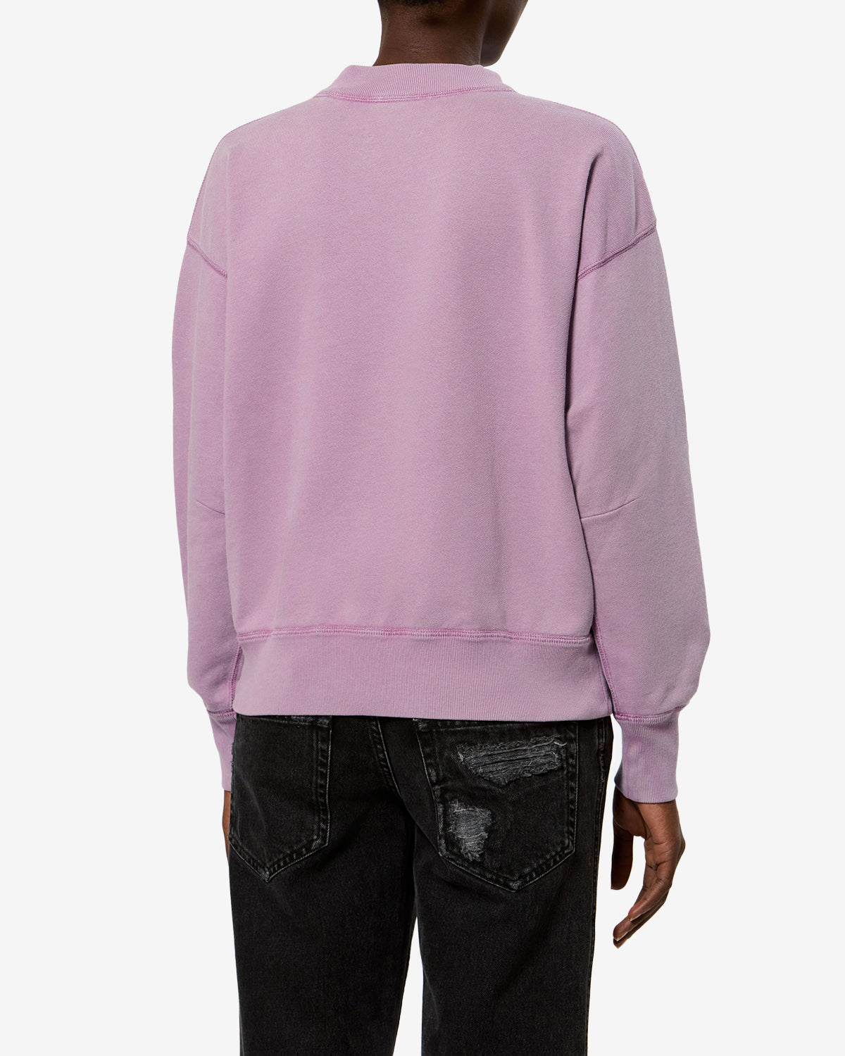 Moby Sweatshirt Woman Rosewood/Ecru | ISABEL MARANT Official