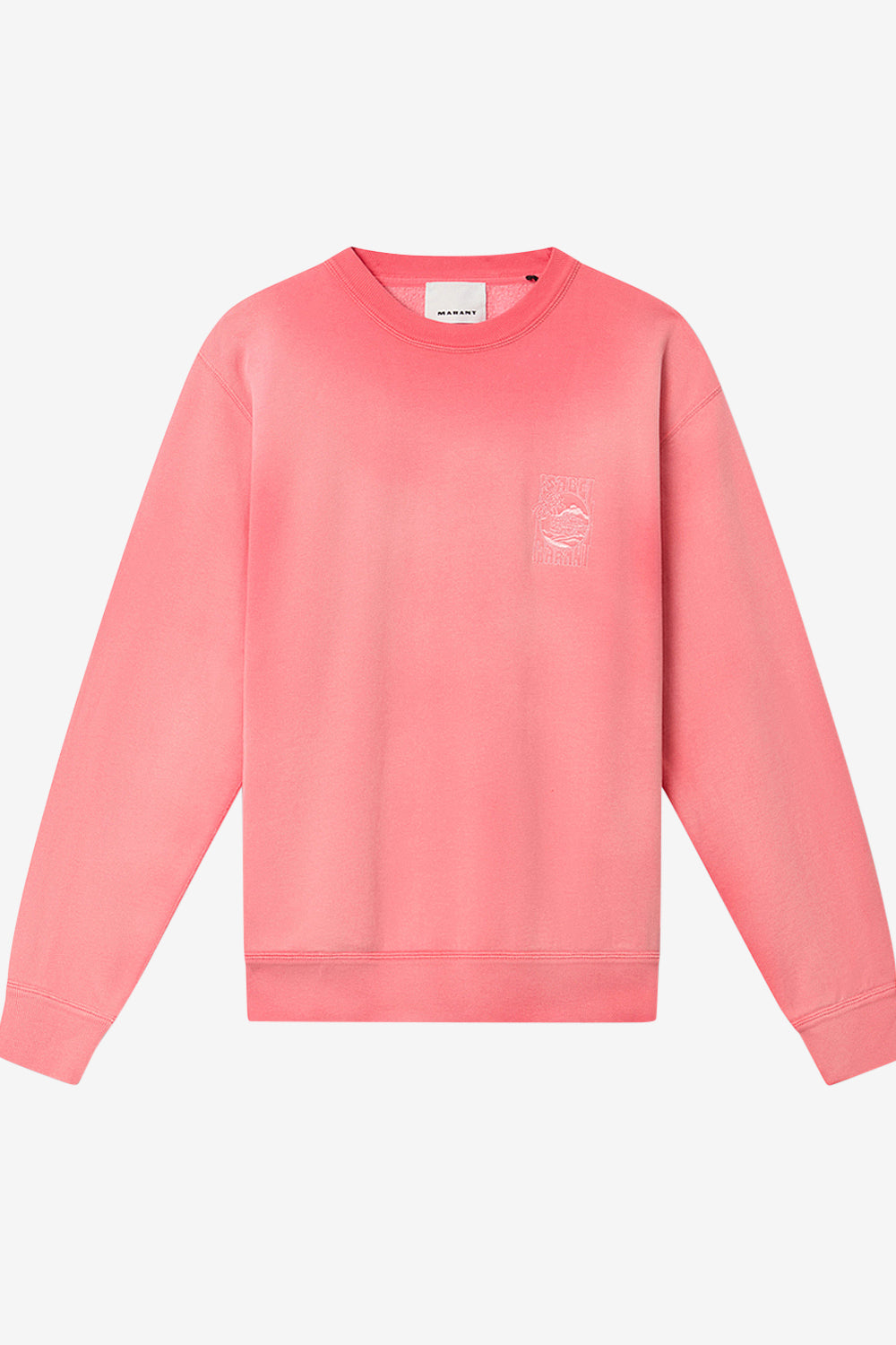 Baumwoll-sweatshirt mikoy mit logo - Rosa - Man - 1