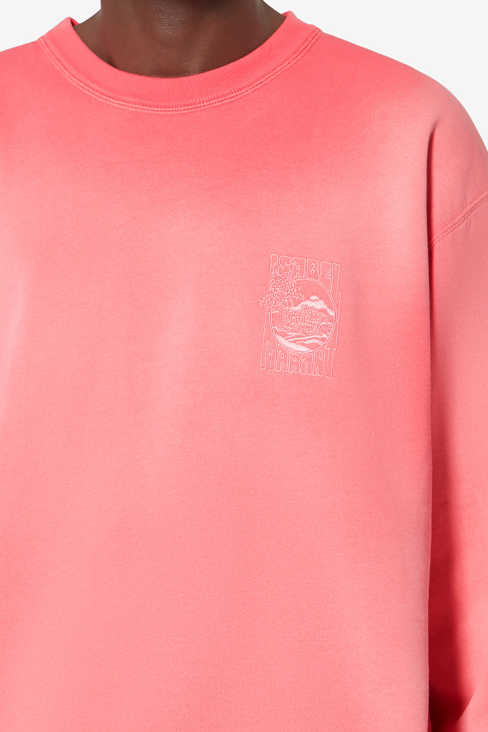 Baumwoll-sweatshirt mikoy mit logo - Rosa - Man - 3