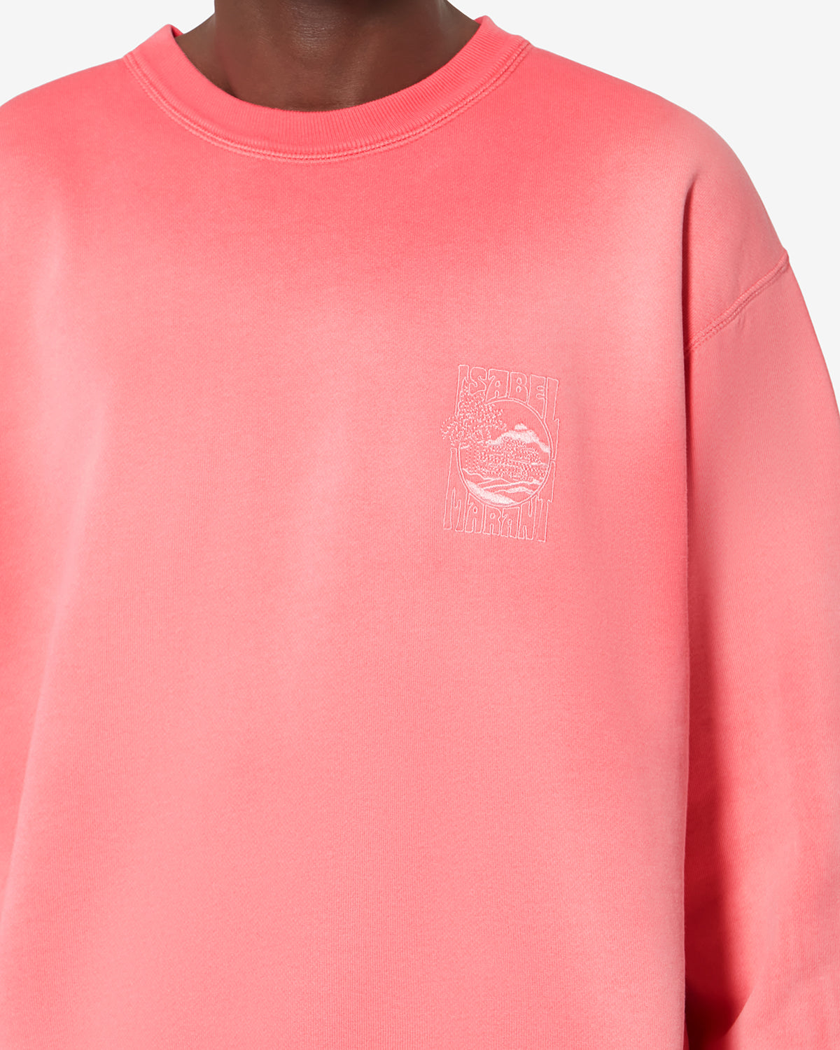 Mikoy cotton sweatshirt with logo - Pink - Man - 2
