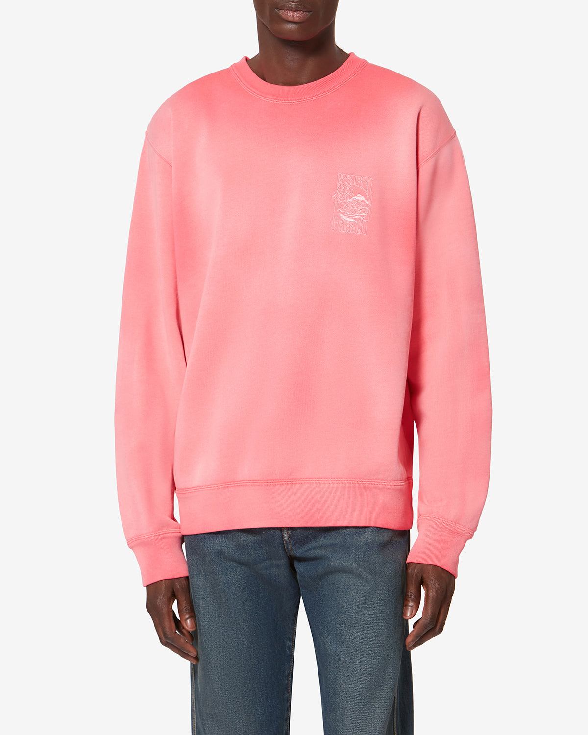 MIKOY SWEATSHIRT Man orange | ISABEL MARANT Official online store