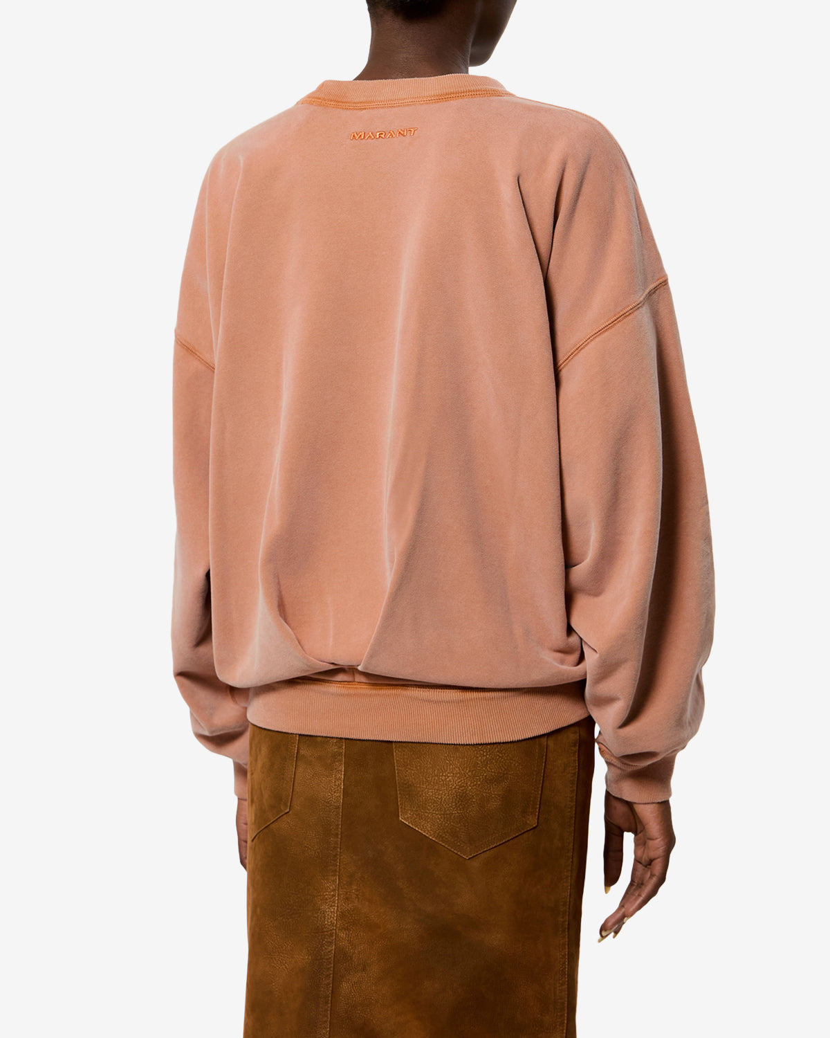 Sweatshirt Sweatshirt Sweat Shirt Sauria Woman orange | ISABEL