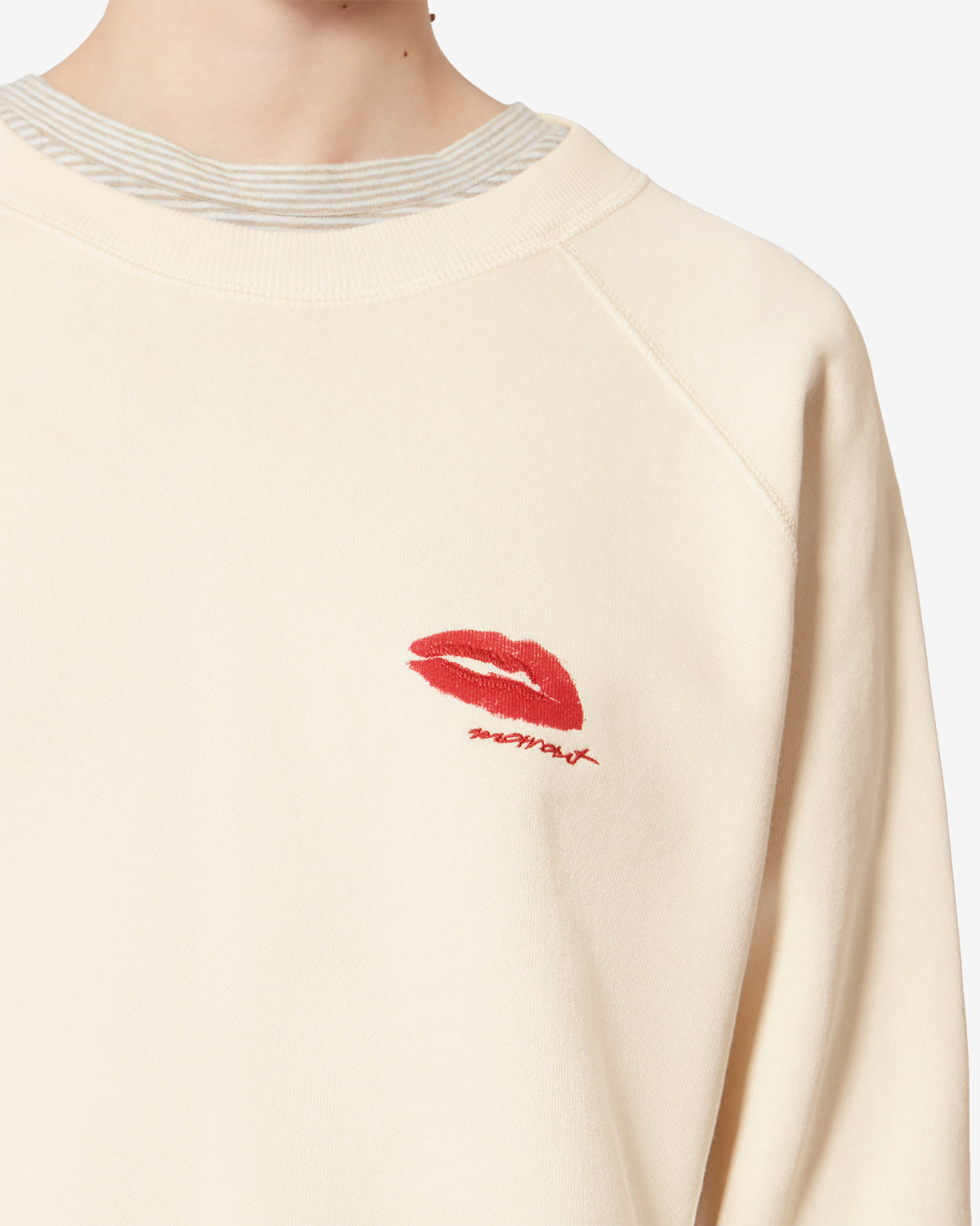 Sweatshirt millyny aus baumwolle mit logo - Naturfarben - Woman - 2