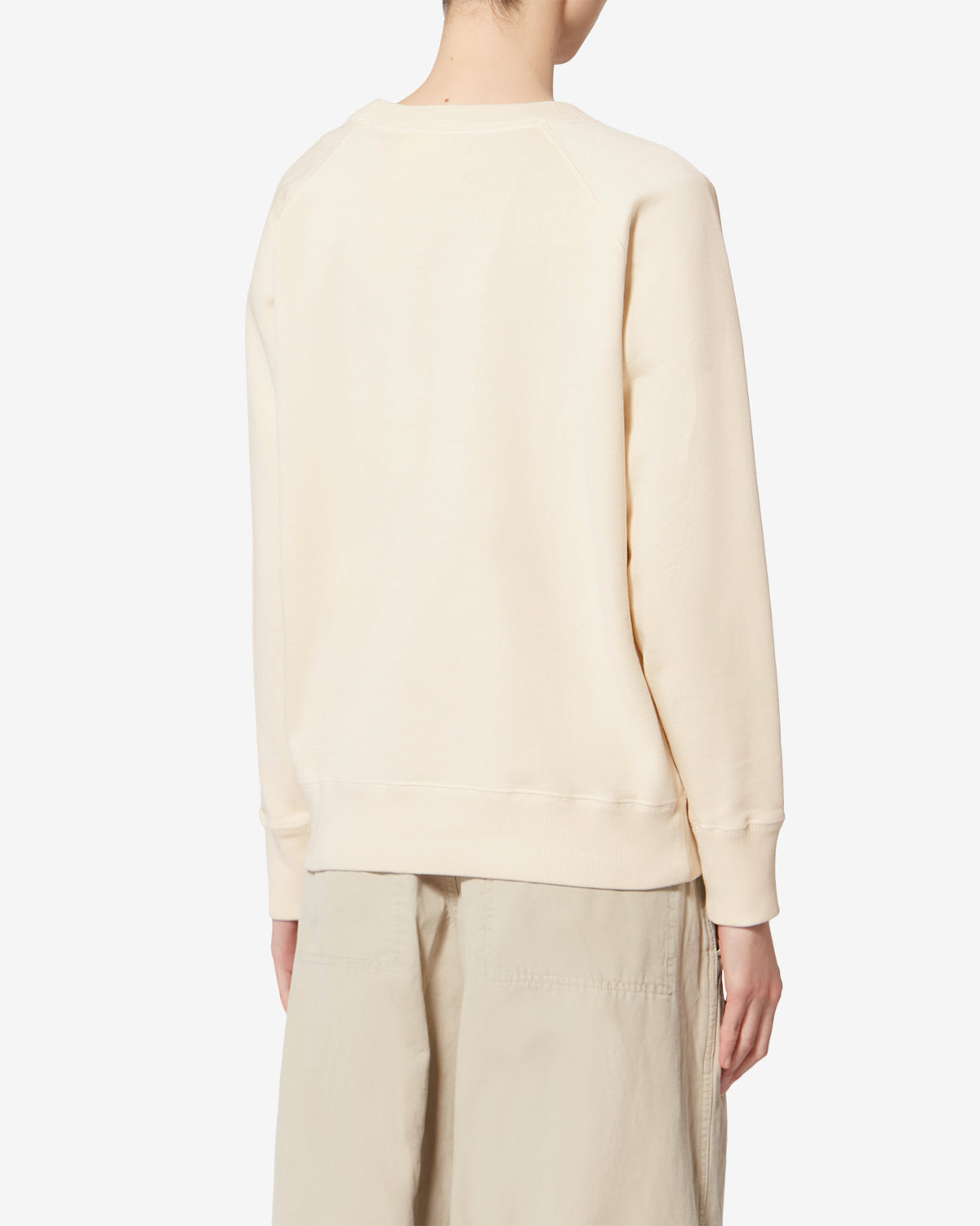 Sweatshirt millyny aus baumwolle mit logo - Naturfarben - Woman - 4