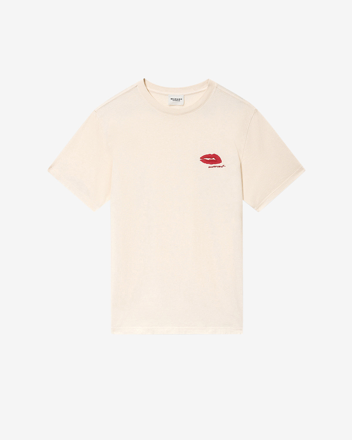 Camiseta con logo zewel de algodón - Crudo - Woman - 5