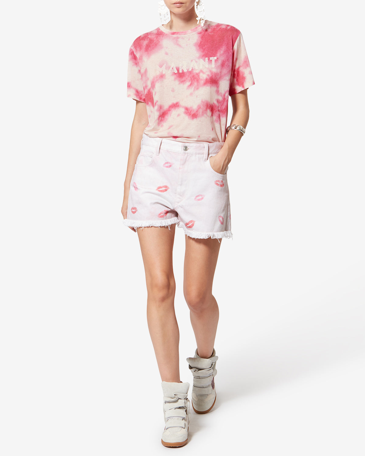 ZEWEL T-SHIRT Woman pink | ISABEL MARANT Official online store