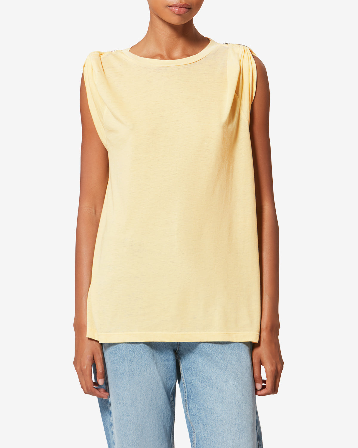 ZELNA T-SHIRT Woman butter | ISABEL MARANT Official online store