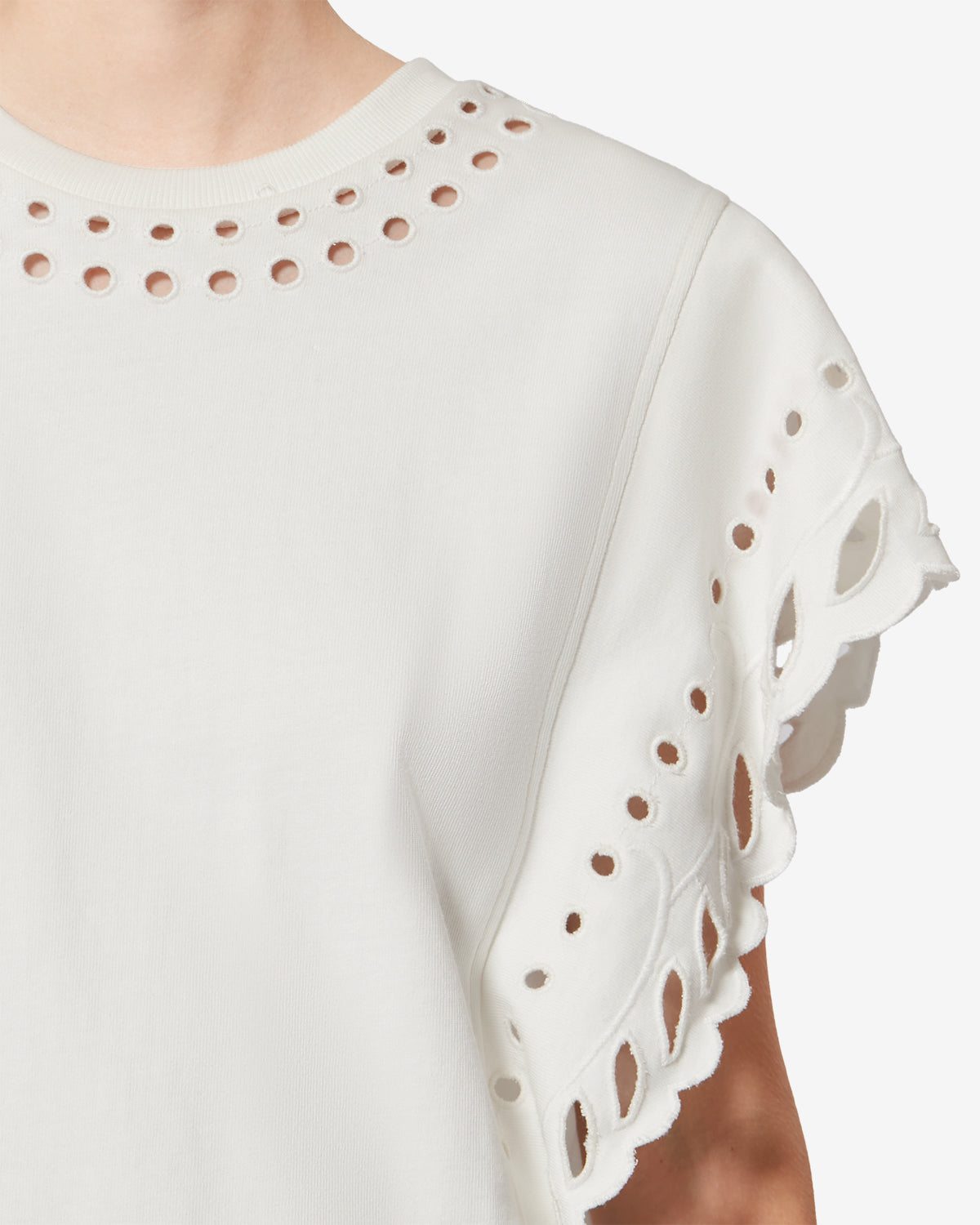 ODYLE T-SHIRT Woman ecru | ISABEL MARANT Official online store