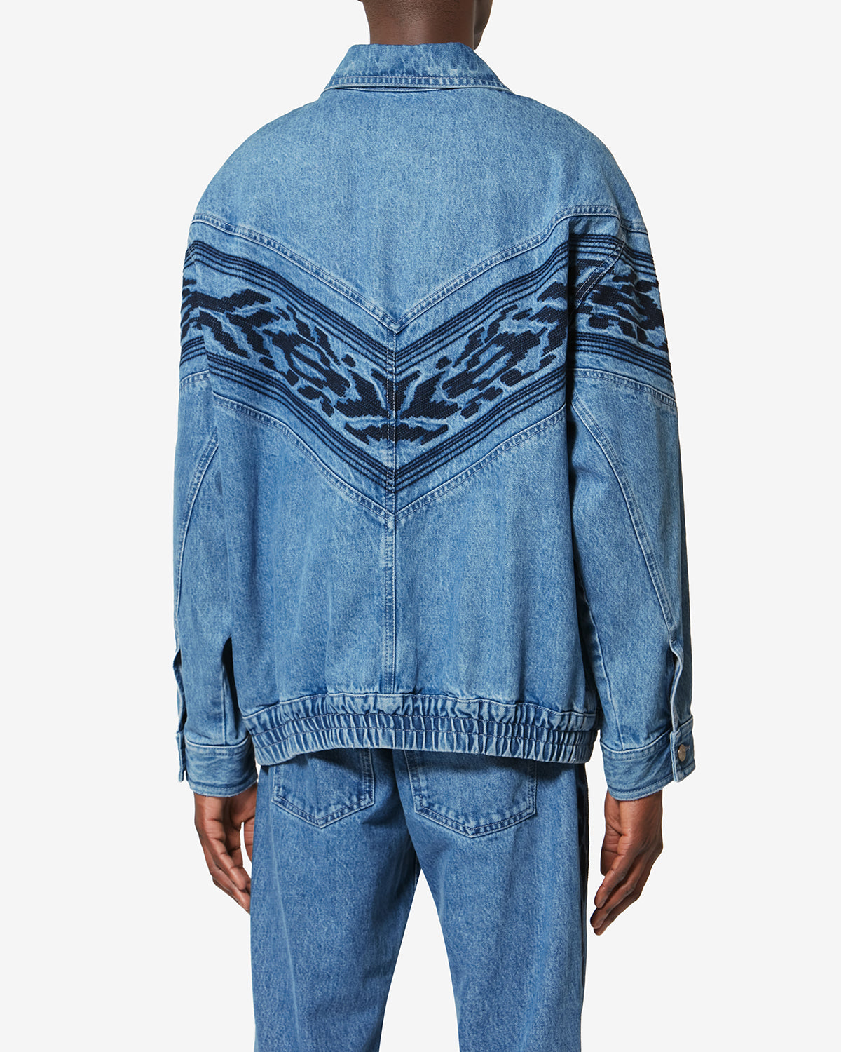 JULIAN JACKET Man blue | ISABEL MARANT Official online store