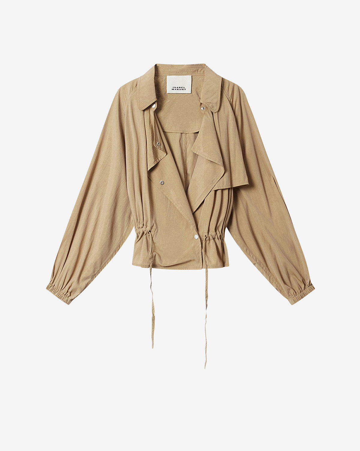 STONE  ストーン　ショートブルゾン　comoli aurale GWENOLA JACKET Woman khaki | ISABEL MARANT Official online store