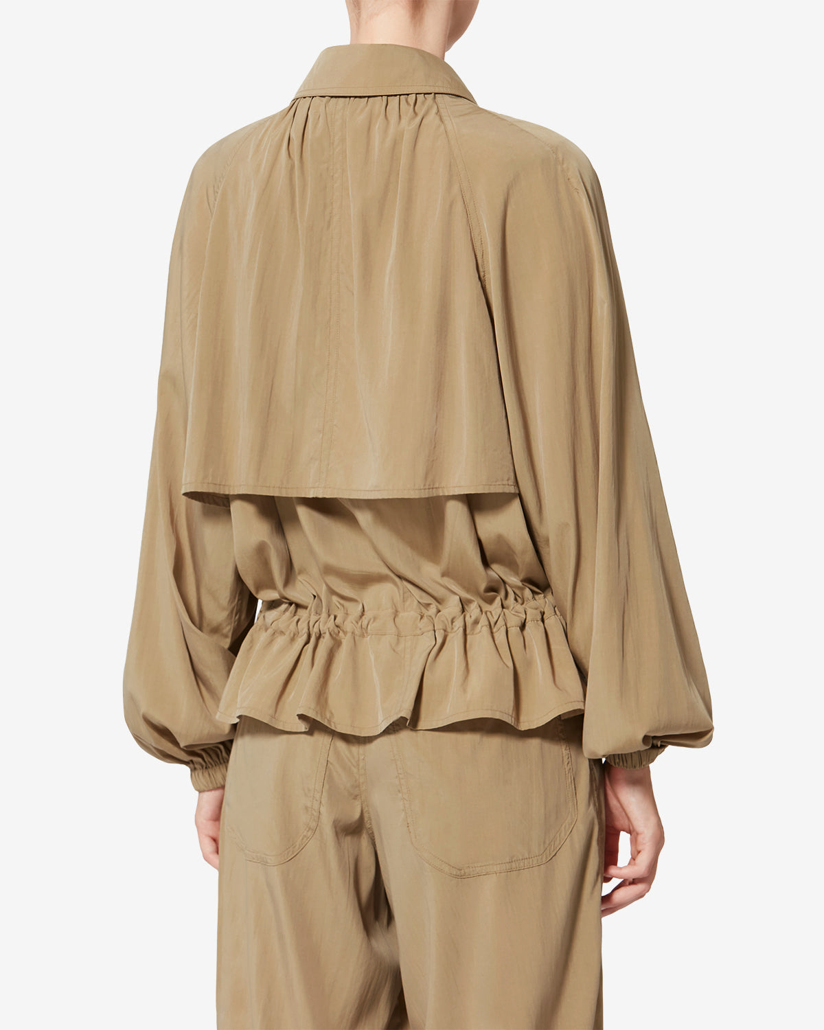 STONE  ストーン　ショートブルゾン　comoli aurale GWENOLA JACKET Woman khaki | ISABEL MARANT Official online store